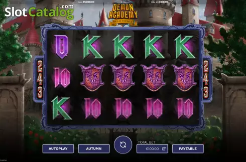 Скрин2. Demon Academy Multi Themes слот