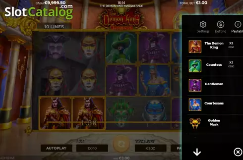 Скрин5. The Demon King’s: Masquerade слот