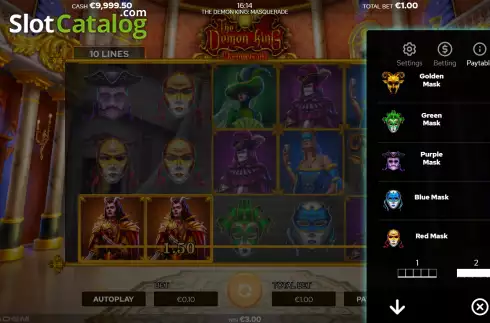 Скрин6. The Demon King’s: Masquerade слот