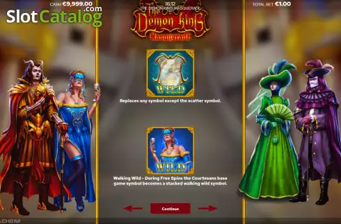 Скрин8. The Demon King’s: Masquerade слот