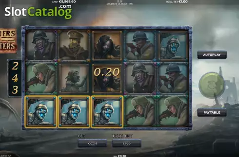 Скрин3. Soldiers vs Monsters слот