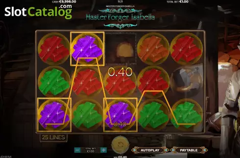 Скрин3. Master Forger Isabella слот