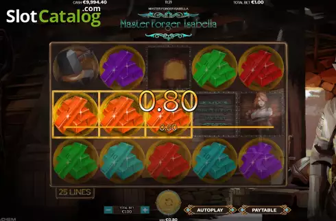 Скрин4. Master Forger Isabella слот