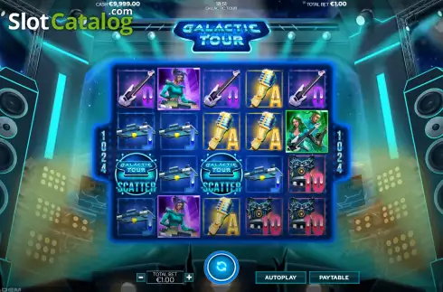 Скрин2. Galactic Tour слот