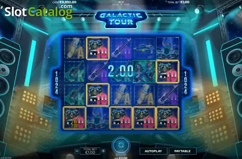 Скрин3. Galactic Tour слот