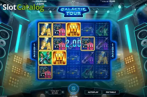 Скрин4. Galactic Tour слот