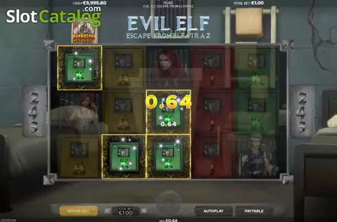 Скрин3. Evil Elf Escape From Elfatraz слот