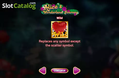 Скрин2. Alice’s Wonderland Journey слот