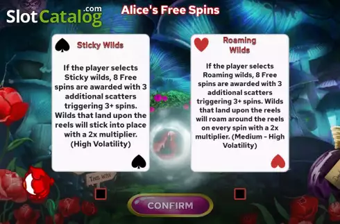Скрин8. Alice’s Wonderland Journey слот