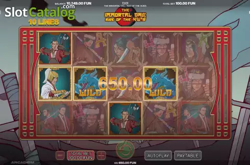Скрин4. The Immortal Dao: Rise of the Huns слот