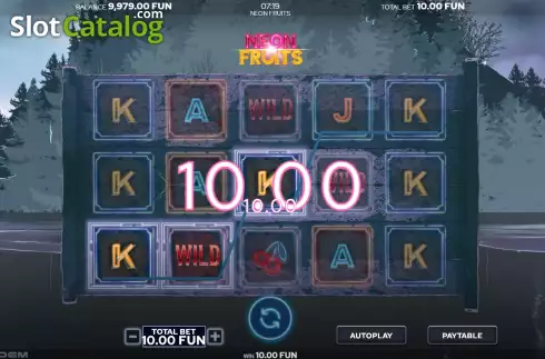 Скрин3. Neon Fruits (Arcadem) слот