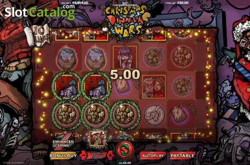 Скрин3. Christmas Dinner Wars слот