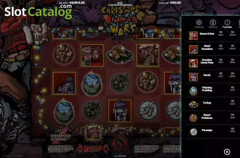 Скрин4. Christmas Dinner Wars слот