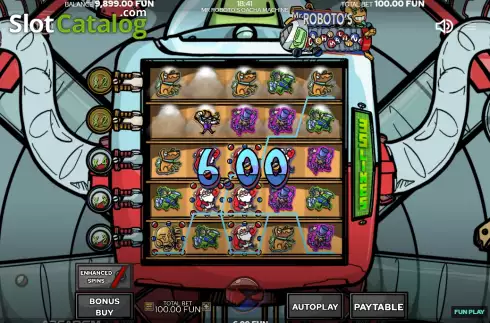 Скрин3. Mr. Roboto's Gacha Machine слот