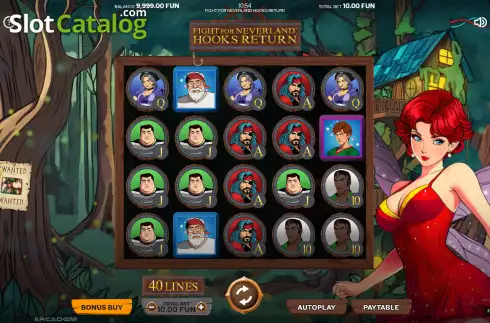 Скрин3. Fight for Neverland: Hook's Return слот