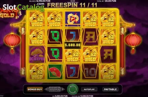 Скрин3. Dragon's Gold (Arcadem) слот