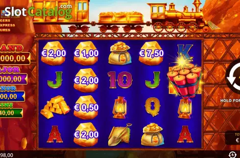 Скрин3. Gold Rush Express слот