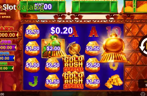 Скрин5. Gold Rush Express слот