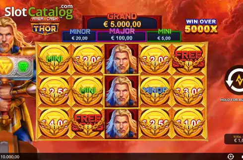 Скрин3. Area Cash Thor слот