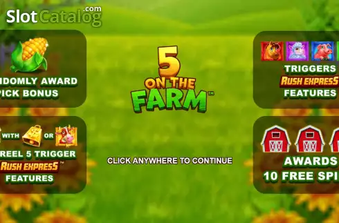 Скрин2. 5 on the Farm слот