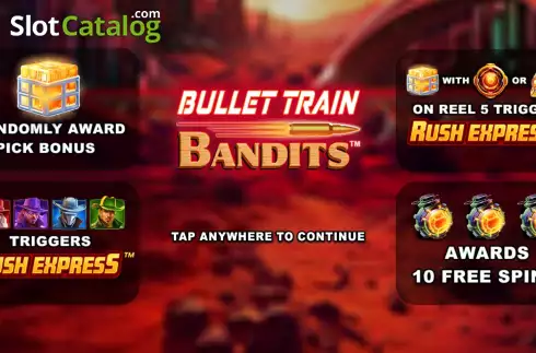 Скрин2. Bullet Train Bandits слот