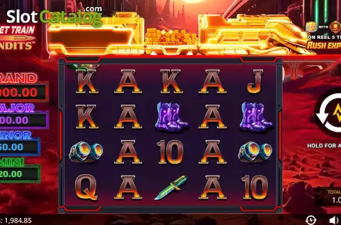 Скрин3. Bullet Train Bandits слот