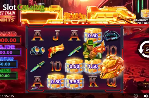 Скрин8. Bullet Train Bandits слот