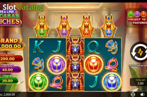 Скрин2. Area Link Scarab Riches слот