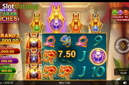 Скрин3. Area Link Scarab Riches слот