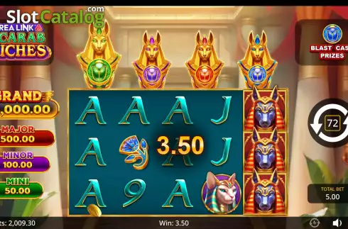 Скрин4. Area Link Scarab Riches слот