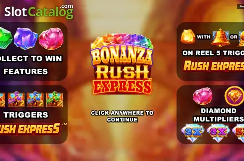 Скрин2. Bonanza Rush Express слот