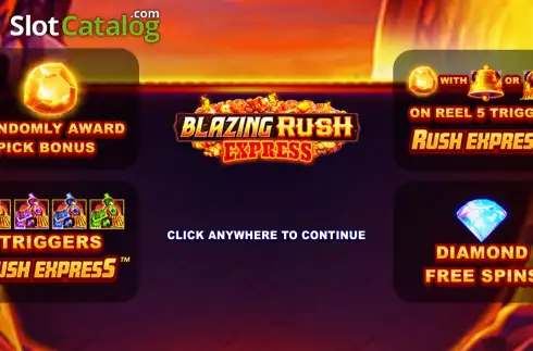 Скрин2. Blazing Rush Express слот