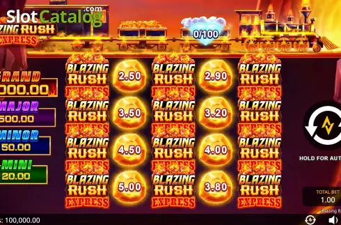 Скрин3. Blazing Rush Express слот