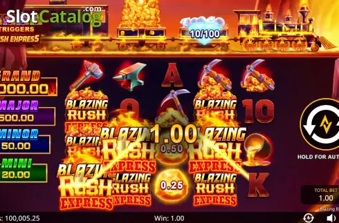 Скрин4. Blazing Rush Express слот
