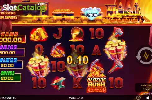 Скрин9. Blazing Rush Express слот