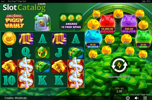 Скрин2. Area Surge Piggy Vault слот