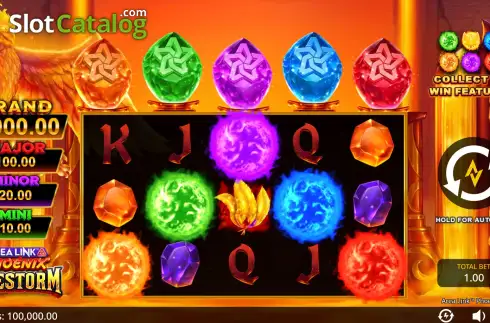 Скрин3. Area Link Phoenix Firestorm слот