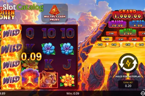 Скрин3. Area Surge Molten Money слот