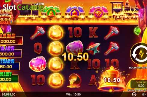 Скрин3. Blazing Bonanza Rush Express слот