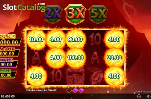 Скрин3. Area Link Dragon Ascension слот