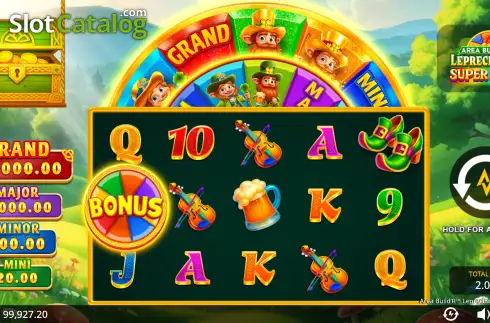 Скрин2. Area Build'R Leprechauns Super Spin слот