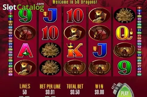Скрин3. 50 Dragons слот