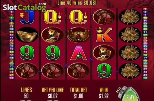 Скрин5. 50 Dragons слот
