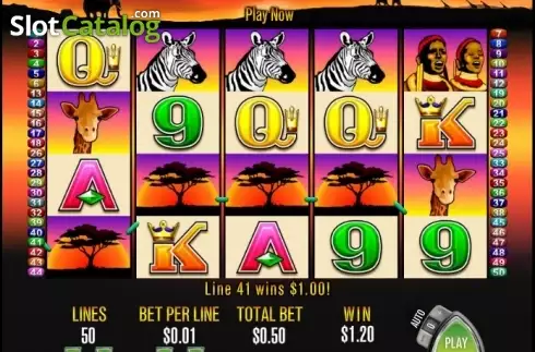 Скрин4. 50 Lions (Aristocrat) слот