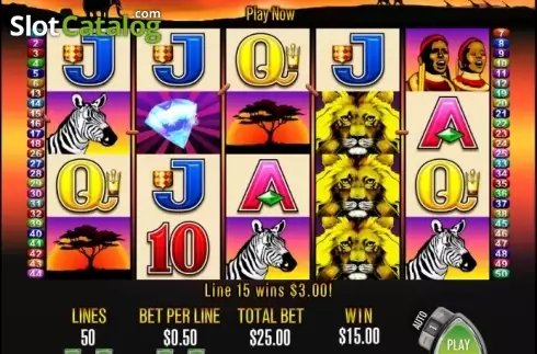 Скрин5. 50 Lions (Aristocrat) слот