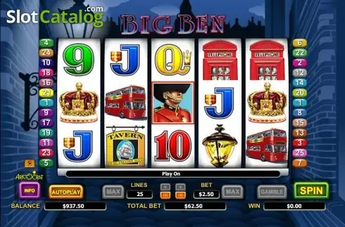 Скрин4. Big Ben (Aristocrat) слот