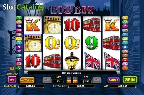 Скрин6. Big Ben (Aristocrat) слот