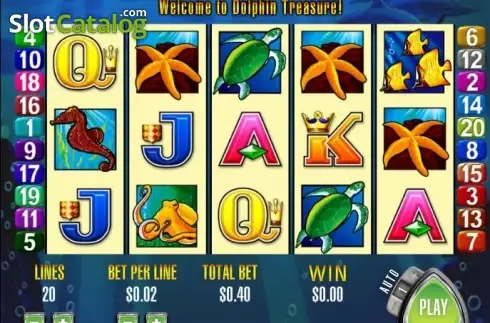 Скрин3. Dolphin Treasure слот
