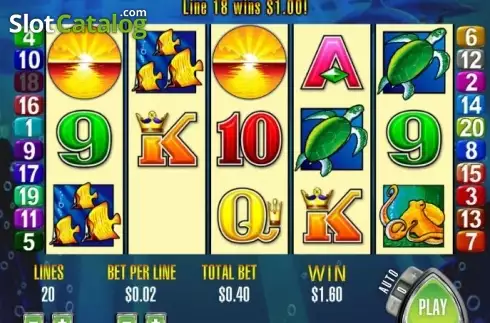 Скрин5. Dolphin Treasure слот