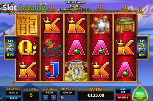 Скрин5. Dragon Emperor (Aristocrat) слот